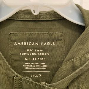 American Eagle Military Style Jacket Large